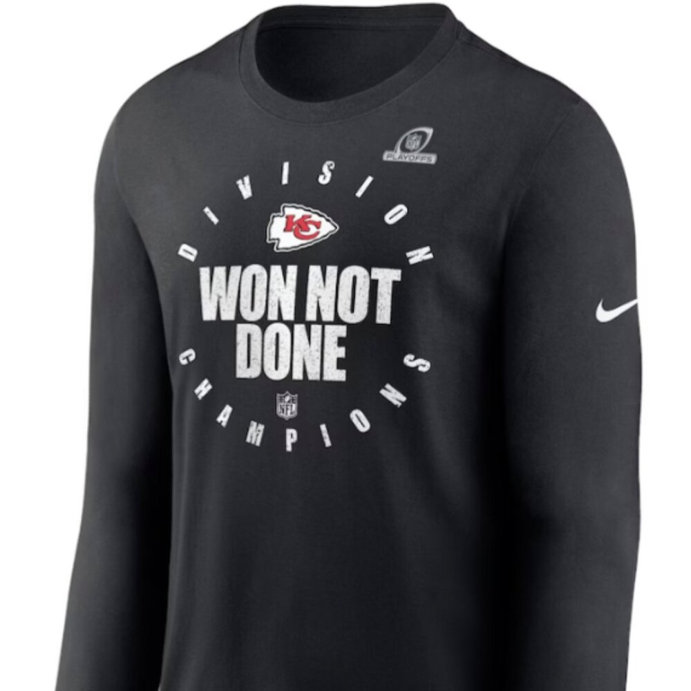 Nike Kansas City Chiefs Won Not Done Team Locker Room Champs shirt NFL football